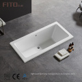 High Gloss Cheap Indoor Soaking Acrylic Drop In Bathtub For Home Hotel